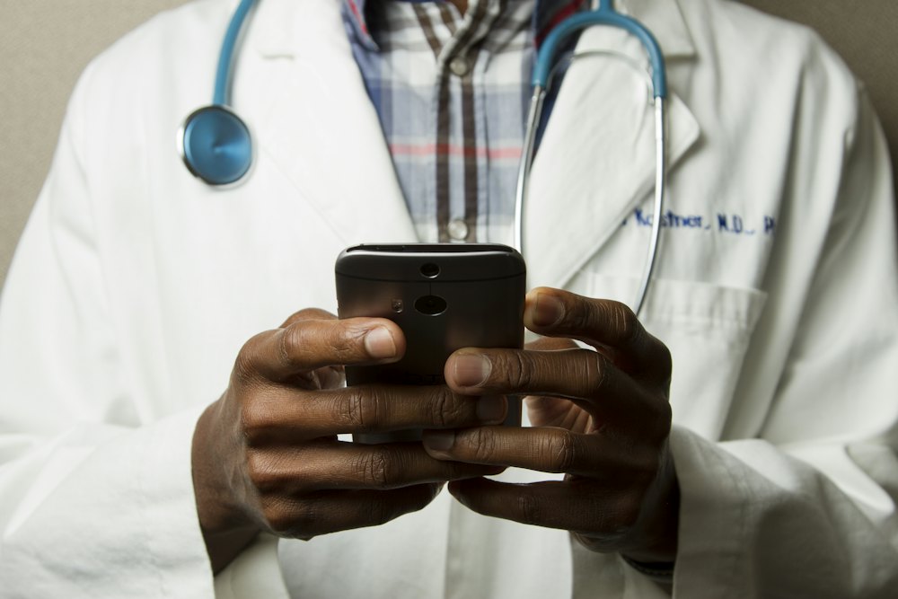 Physician reviewing care with a patient